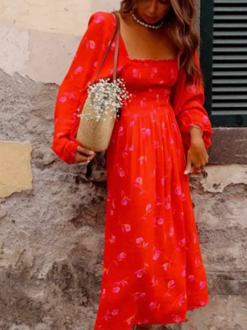 Billabong Res Floral Midi Dress